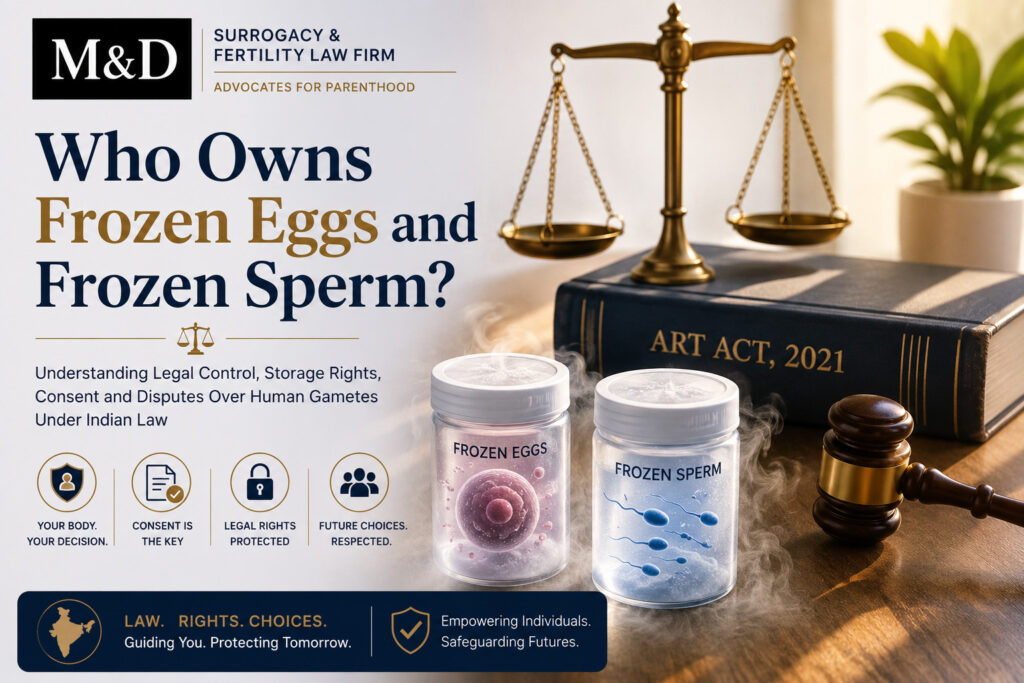 Surrogacy and fertility law guide – who owns frozen eggs and sperm