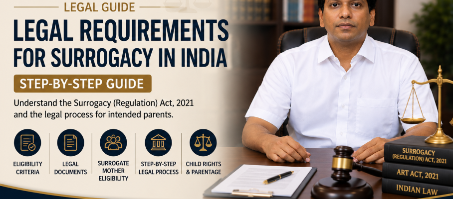 Legal Requirements for Surrogacy in India (2026) | Complete Legal Guide